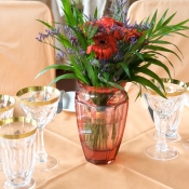 Exkluzivní sklenice a váza - zn.MOSER