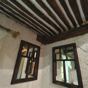 Povalový strop - zrestaurovaná okna