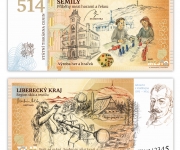 Liberecký kraj má kompletní emisi Tolarů, pamětních listů svých měst 